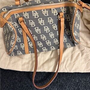 Dooney & Bourke Gray and Tan Handbag